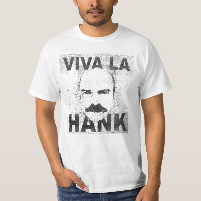 Camiseta punk HANK impressionante (Frente)