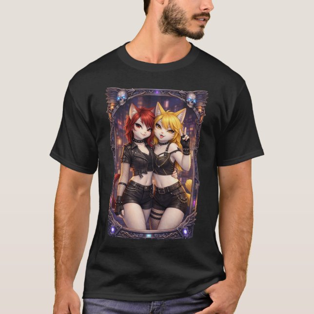Camiseta Punk Katsup e Meowstard (Frente)