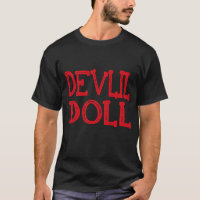 Camiseta Punk Kawaii Goth Pastel Devil Doll
