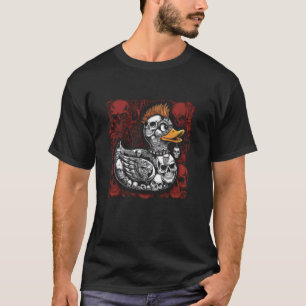 Camiseta Punk Masculina Feminina Pato Rock Ducker
