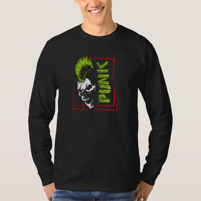 Camiseta Punk music punks punk rock rocker (Frente)