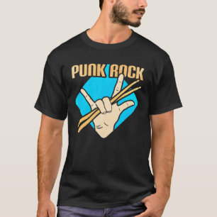 Camiseta Punk Music Retro Punk Rock Drums Perseguidores Dr.