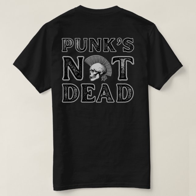 Camiseta Punk não é o crânio do Morto (Verso do Design)