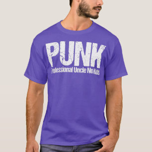 Camiseta Punk Professional Tio Sem Crianças Engraçado Defin