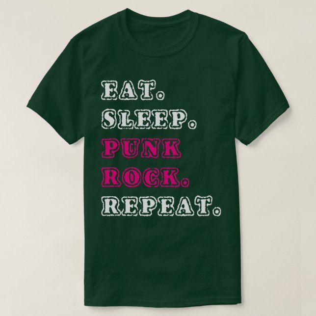Camiseta Punk Rock (Frente do Design)