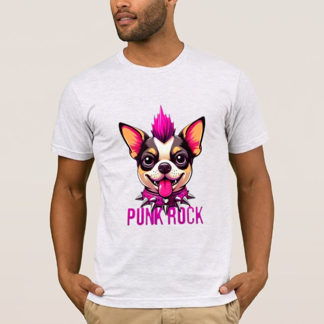 CAMISETA PUNK ROCK CHIHUAHUA (Frente)