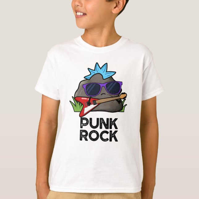 Camiseta Punk Rock Funny Music Pun (Frente)