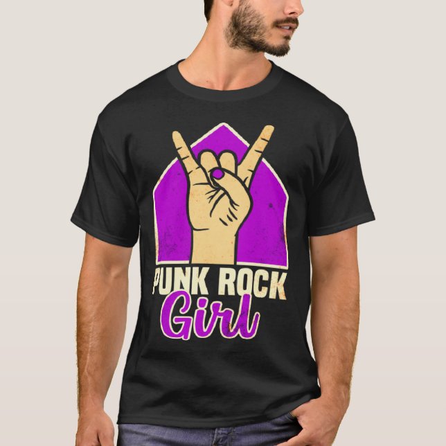 Camiseta Punk Rock Girl (Frente)