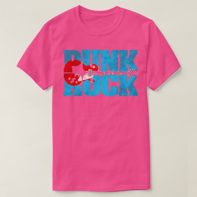 Camiseta Punk Rock Music (Frente do Design)