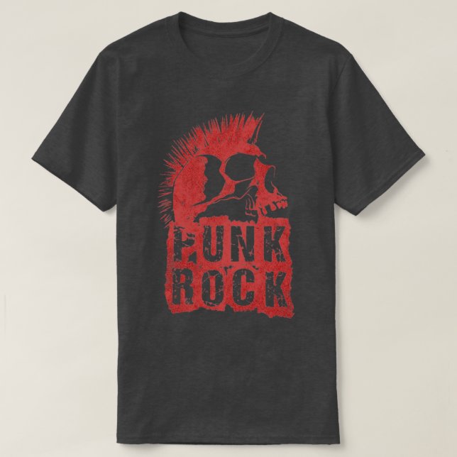 Camiseta Punk Rock Music10 (Frente do Design)