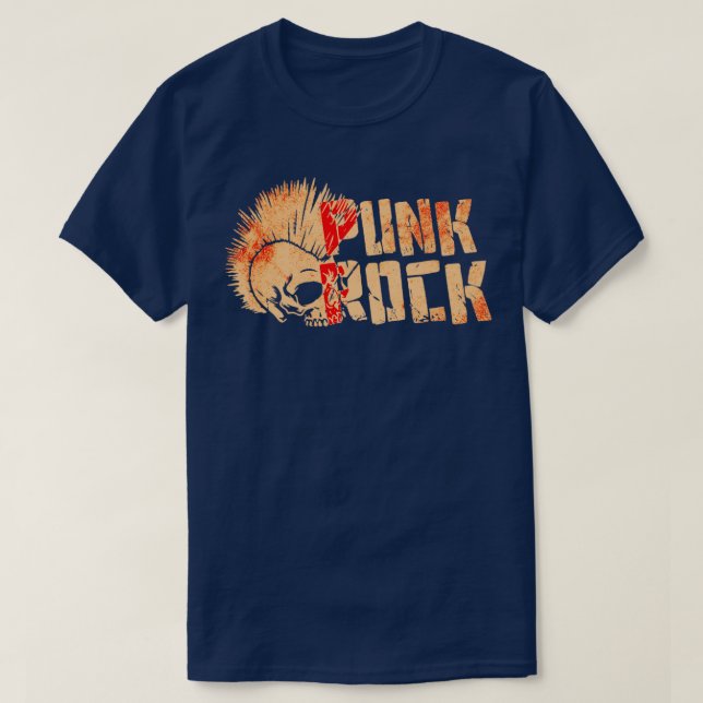 Camiseta Punk Rock Music13 (Frente do Design)