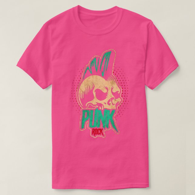 Camiseta Punk Rock Music14 (Frente do Design)