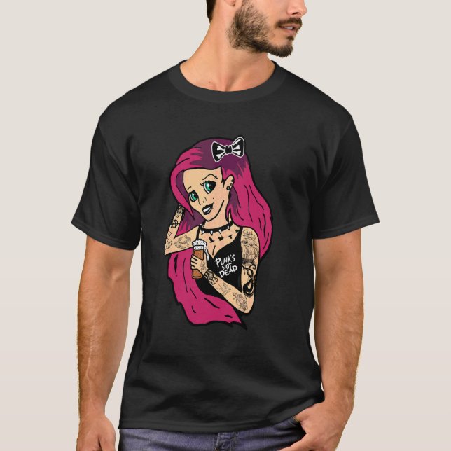 Camiseta Punk Rock Princess (Frente)