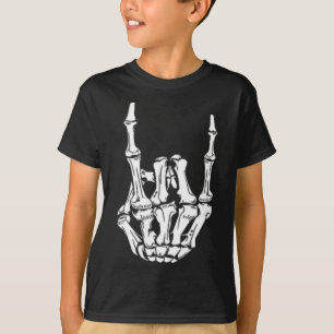 Camiseta Punk Rock Skeleton Legal Rocker Halloween Men