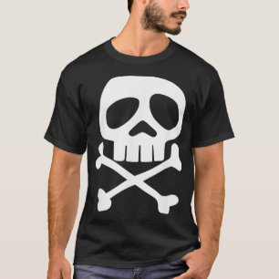 Camiseta Punk Rock Skull and Bones 1980s Punk Rock Misfit