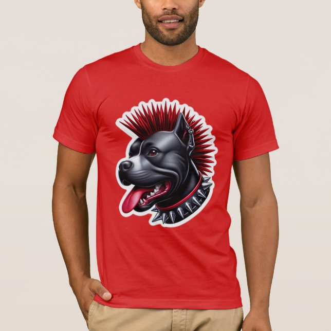 CAMISETA PUNK ROCK STAFFY RED 4 (Frente)