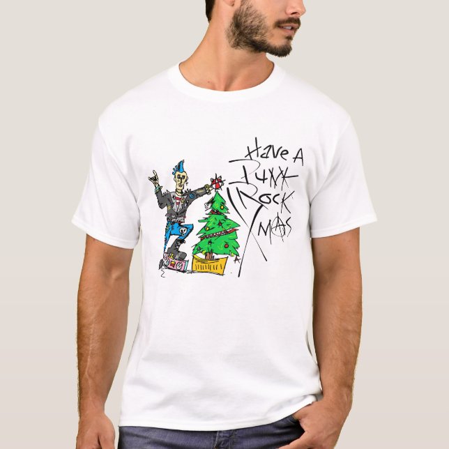 CAMISETA PUNK ROCK XMAS (Frente)