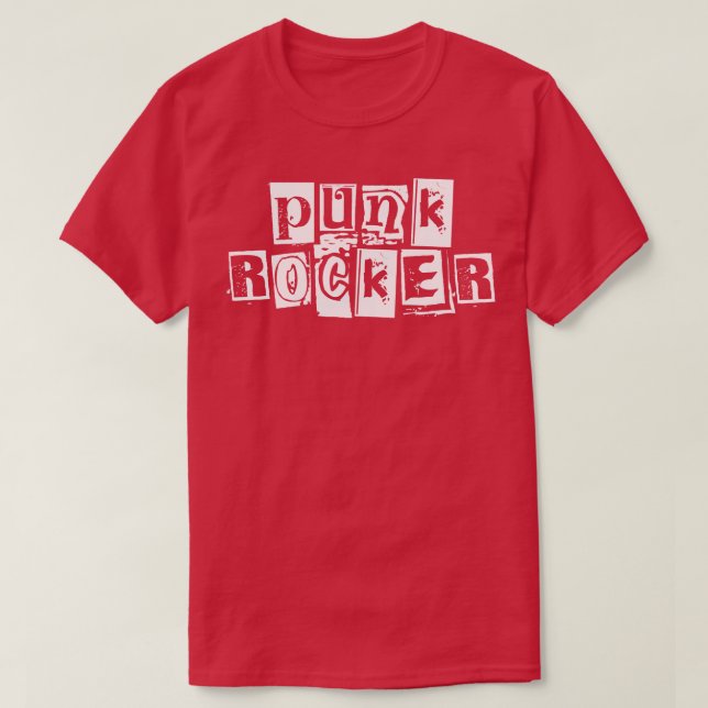Camiseta Punk Rocker (Frente do Design)