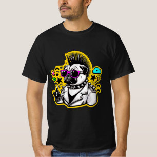 CAMISETA PUNK ROCKER-PUG 4