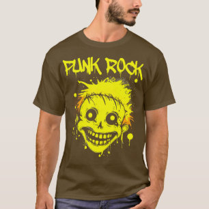 Camiseta Punk Rocker Trippy Face Punk Rock