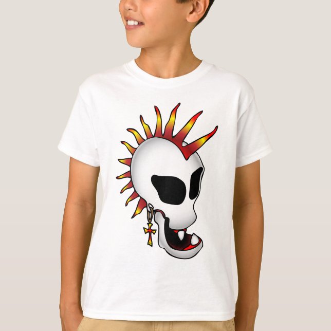 CAMISETA PUNK SKULL-1 (Frente)