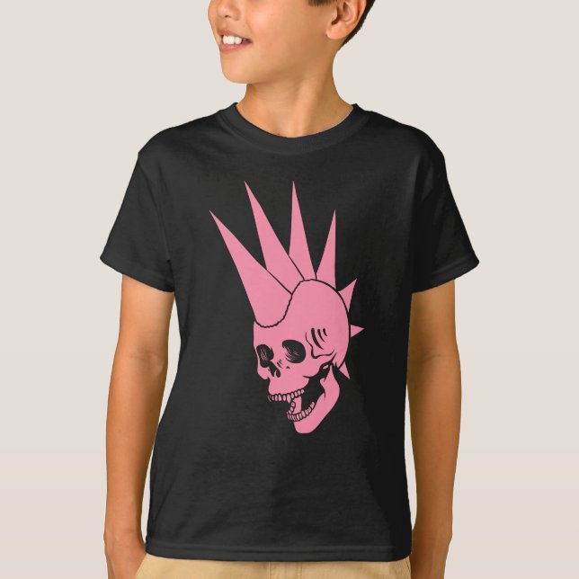 Camiseta Punk Skull Personalizável Versão 2 (Frente)