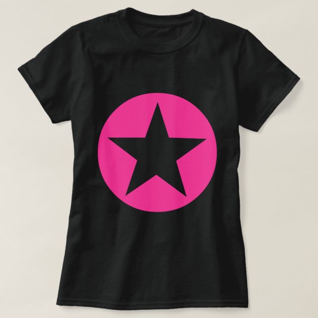 CAMISETA PUNK STAR (Frente do Design)