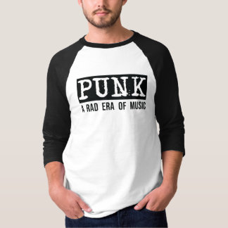 Camiseta Punk: Uma era avançada de música / T-Shirt preto