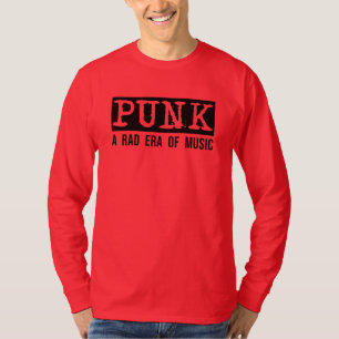 Camiseta Punk: Uma era avançada de música / T-Shirt preto