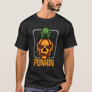 Camiseta Punkin Punk Rock Pumpkin Rocker Halloween Costume