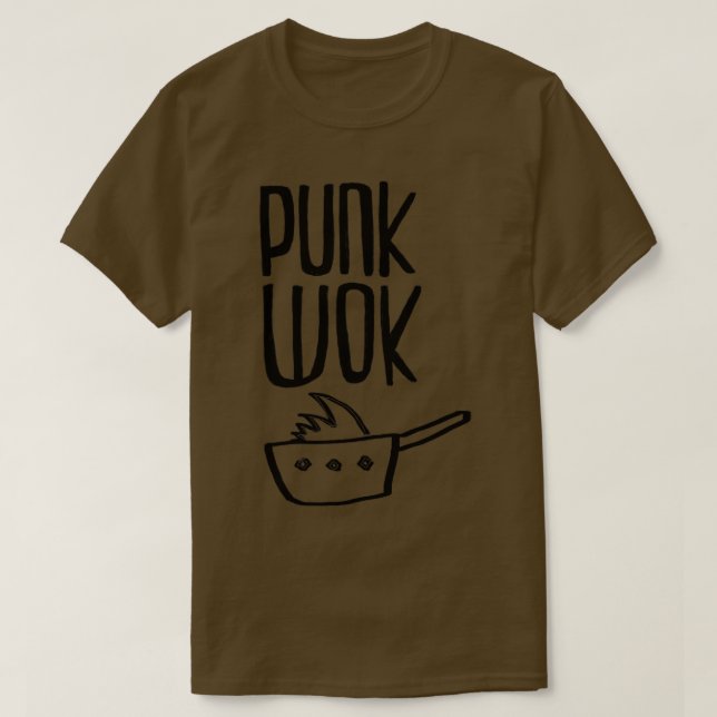 Camiseta Punkrock Punk Wok (Frente do Design)