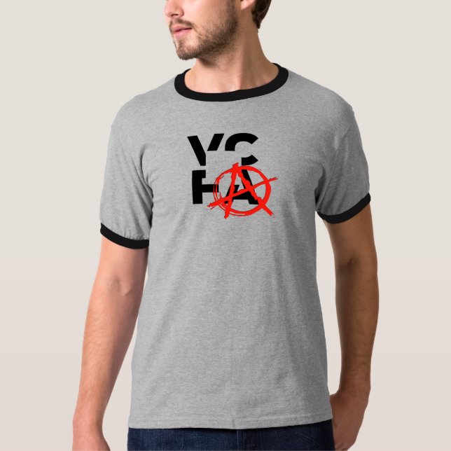 Camiseta Punks de VCFA! (Campainha do logotipo preto) (Frente)