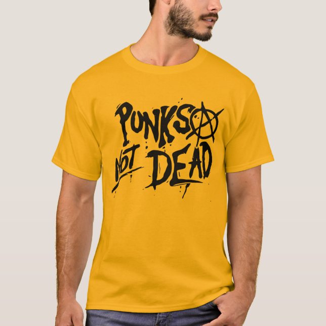 Camiseta Punks não Morto (Frente)