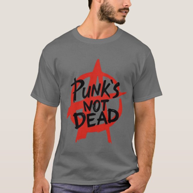 Camiseta Punks Not Dead (Frente)