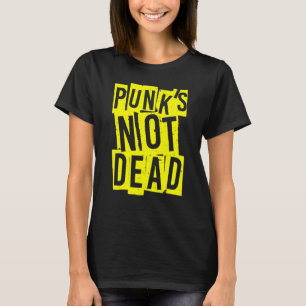 Camiseta Punk's Not Dead Punk Rock Vintage Punk Não Está