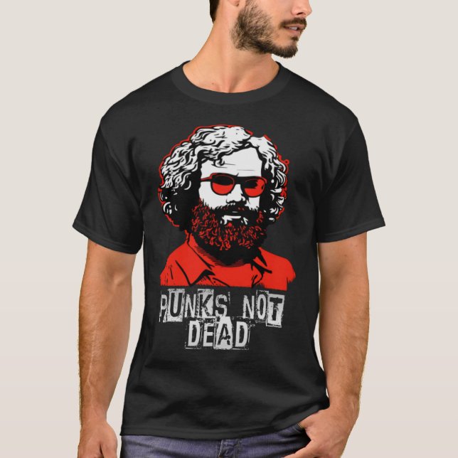 Camiseta Punks Not Morto, Karl Marx, Oi, Punkrock, Punk (Frente)