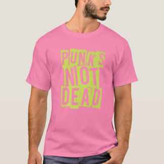 Camiseta Punk's Not Morto - Punk Rock Hardcore Pink