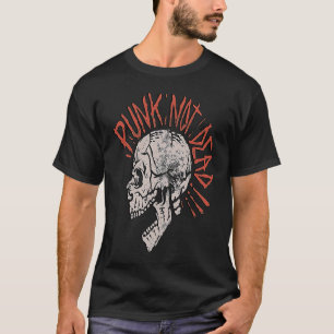 Camiseta Punks Not Morto Vintage Grunge Punk Is Not Morto