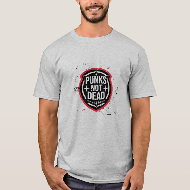 Camiseta Punks sem Morto Grunge T-Shirt (Frente)