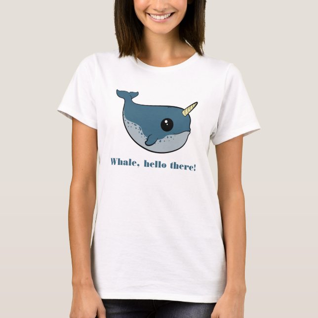 Camiseta Punny Narwhal (Frente)