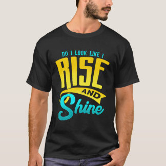 Camiseta Punny Pareço Que Eu Levanto E Brilho