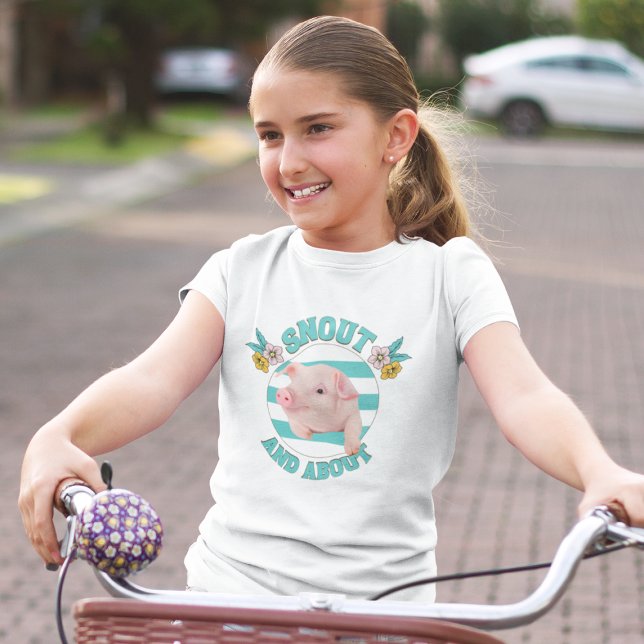 Camiseta Punny Snout E Sobre O Piglet (Criador carregado)