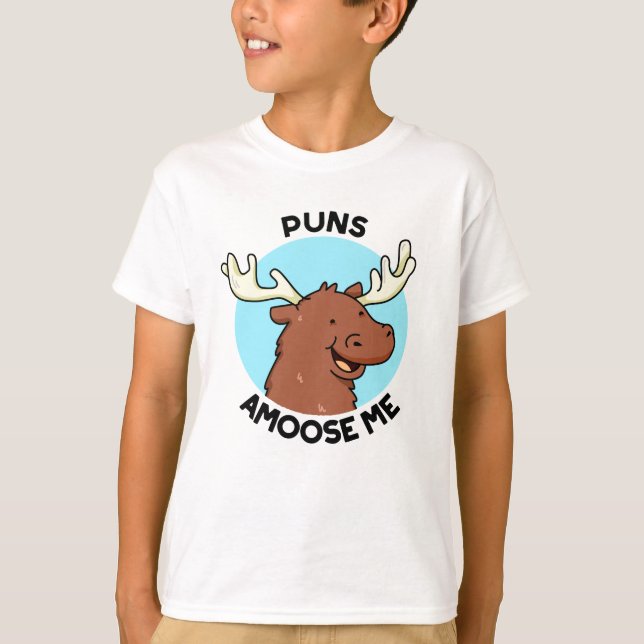 Camiseta Puns Amome-Me Engraçado Mose Pun (Frente)
