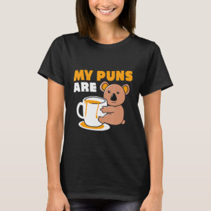 Camiseta Puns são Koala Tea