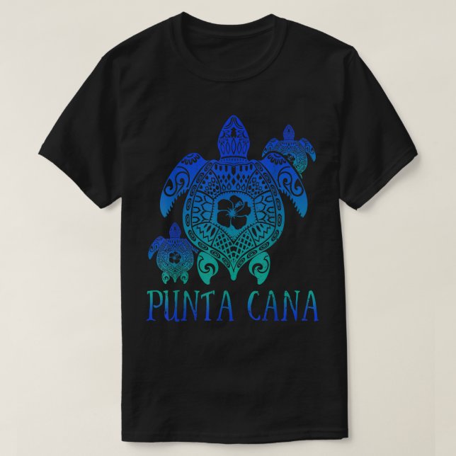 Camiseta Punta Cana 2022 Tartarugas Marinhas da República D (Frente do Design)