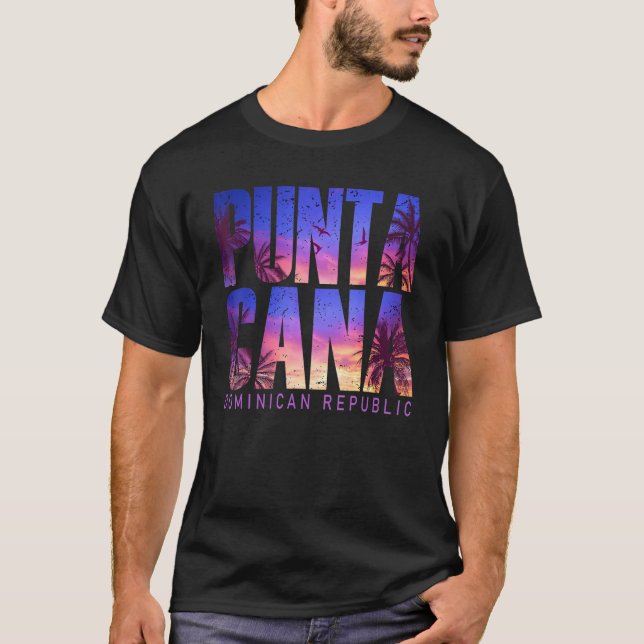 Camiseta Punta Cana Beach Summer Vacching Family G (Frente)