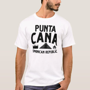 Camiseta Punta Cana - República Dominicana - Skyline Map Tr