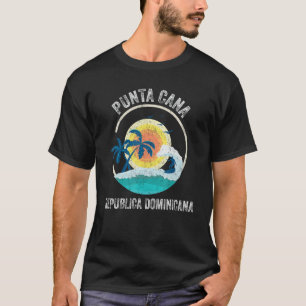 Camiseta Punta Cana, República Dominicana, Souvenir Vintage