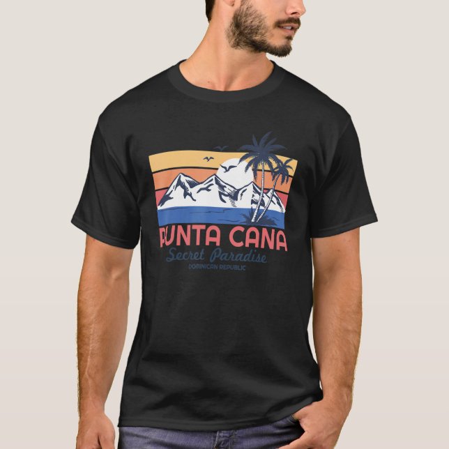 Camiseta Punta Cana vacation, Punta Cana souvenirs Dominica (Frente)