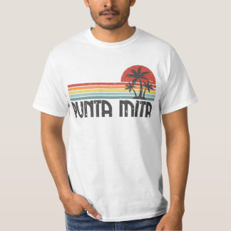 Camiseta Punta Mita México - Retro Sunset Vin - Praia Mexic
